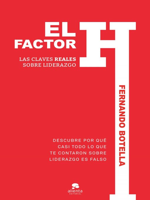 Title details for El factor H by Fernando Botella - Available